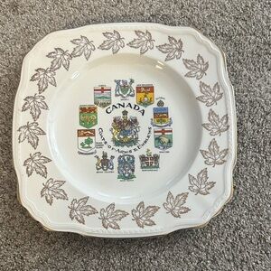Canada Coats-of Arms Square Plate